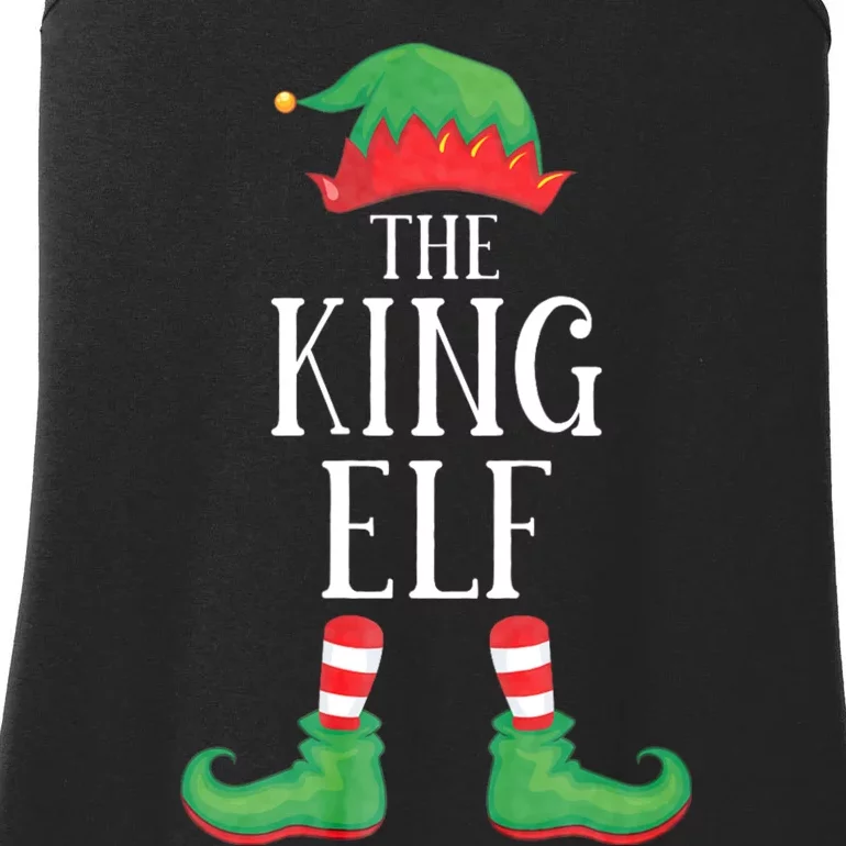 King Elf Matching Group Xmas Funny Family Christmas Ladies Essential Tank