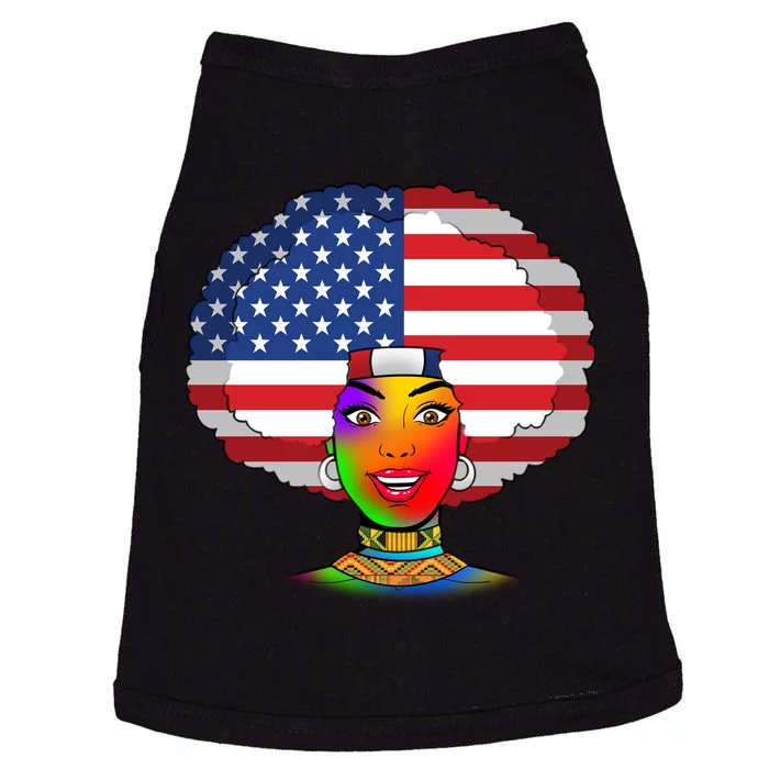 Kente African American Woman Doggie Tank