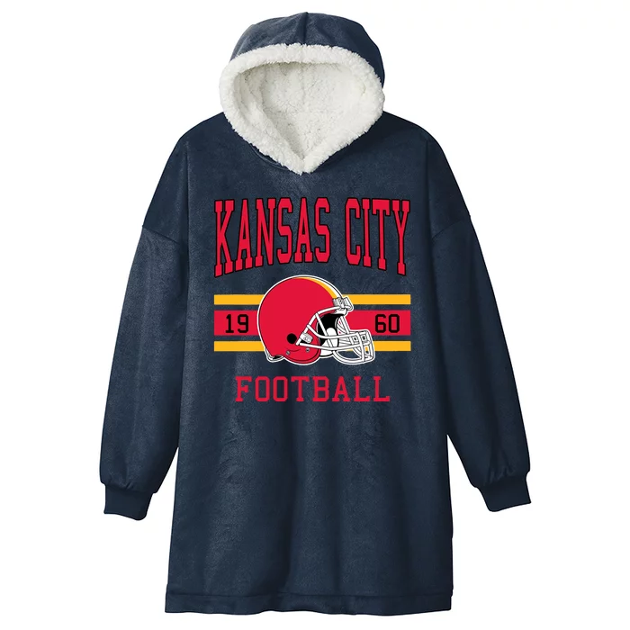 Kansas Football 1960 Hooded Wearable Blanket