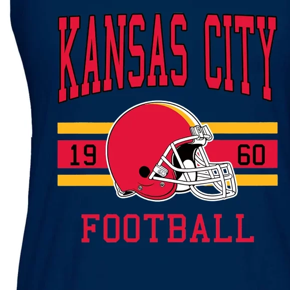 Kansas Football 1960 Ladies Essential Flowy Tank