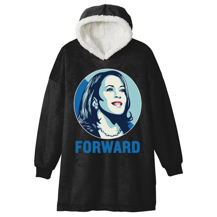 Kamalaharris Forward 2024 Hooded Wearable Blanket