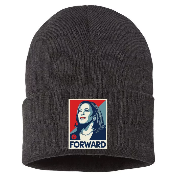 Kamalaharris Forward 2024 Kamalaharris Forward Sustainable Knit Beanie