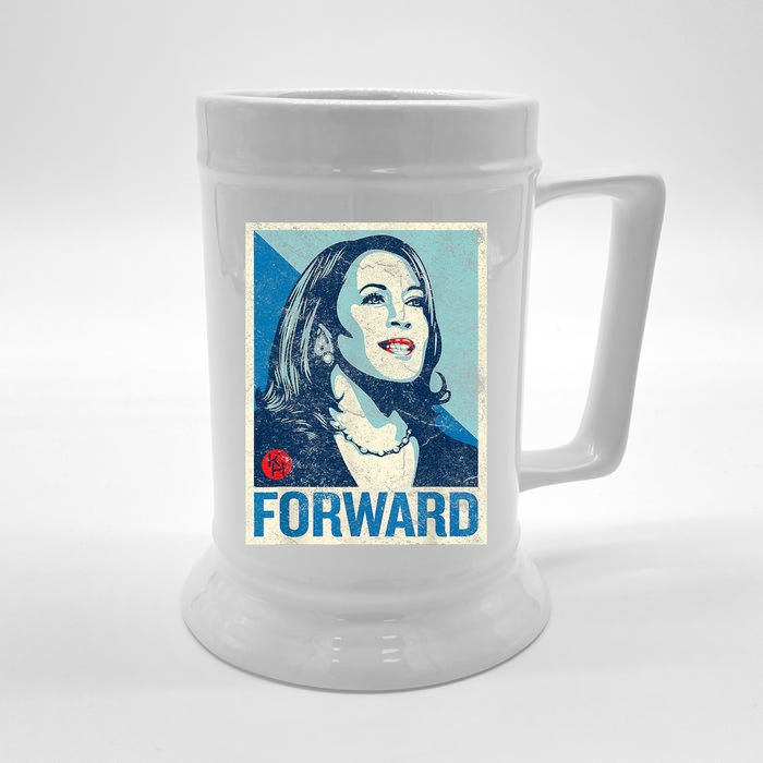 Kamalaharris Forward 2024 Harriswaltz 2024 Front & Back Beer Stein