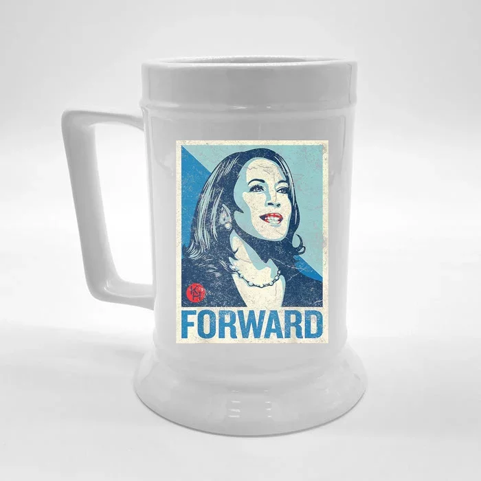 Kamalaharris Forward 2024 Harriswaltz 2024 Front & Back Beer Stein