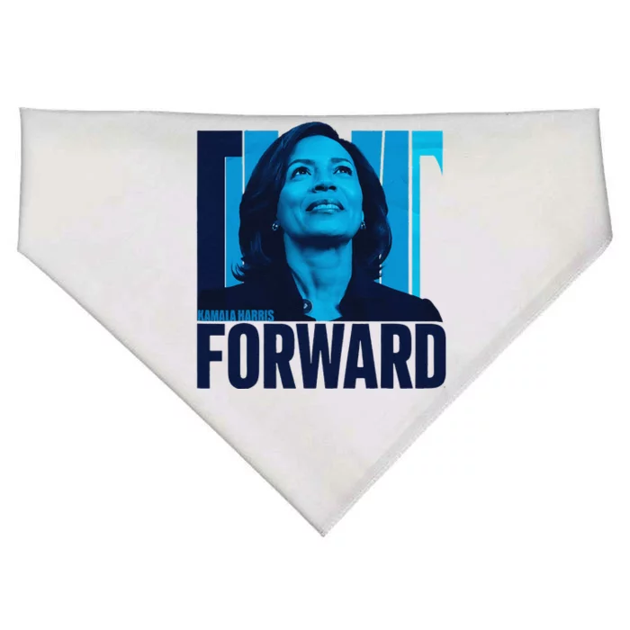 Kamala Forward 2024 Presidential Election President Harris USA-Made Doggie Bandana