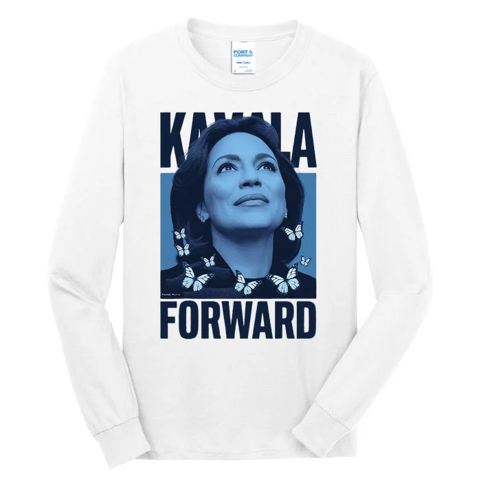 Kamala Forward 2024 Presidential Election President Harris Tall Long Sleeve T-Shirt