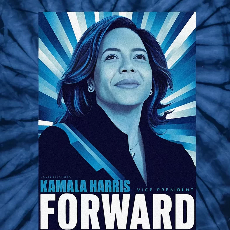 Kamala Forward 2024 Presidential Election President Harris Tie-Dye T-Shirt