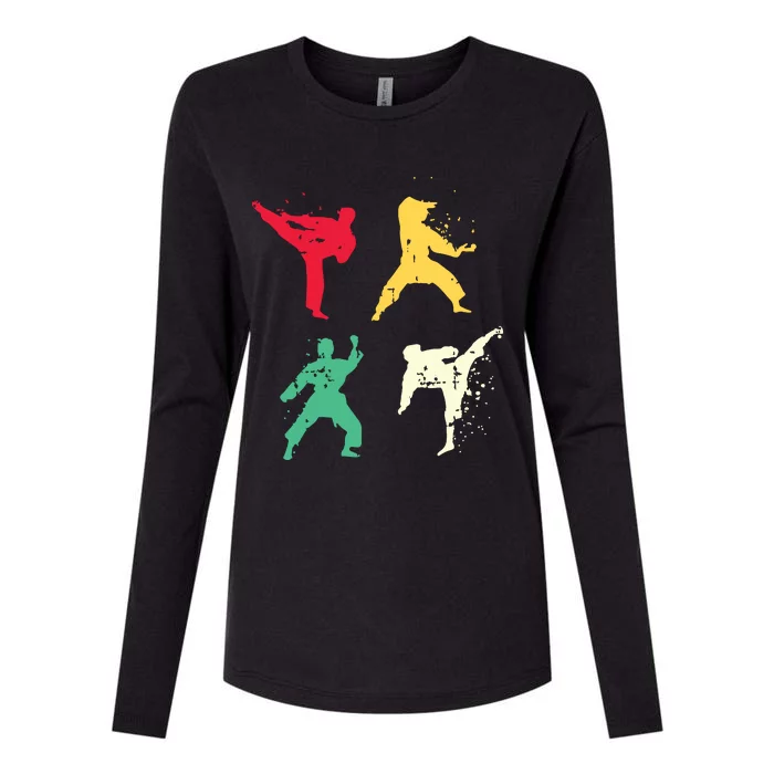 Karate For A Martial Art Enthusiast Womens Cotton Relaxed Long Sleeve T-Shirt