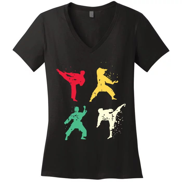 Karate For A Martial Art Enthusiast Women's V-Neck T-Shirt