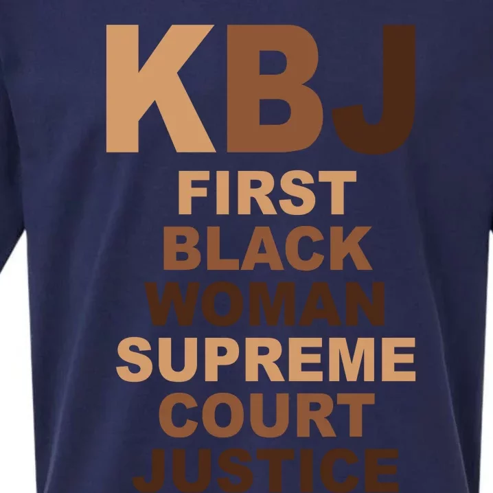 KBJ First Black Woman Supreme Court Justice Sueded Cloud Jersey T-Shirt