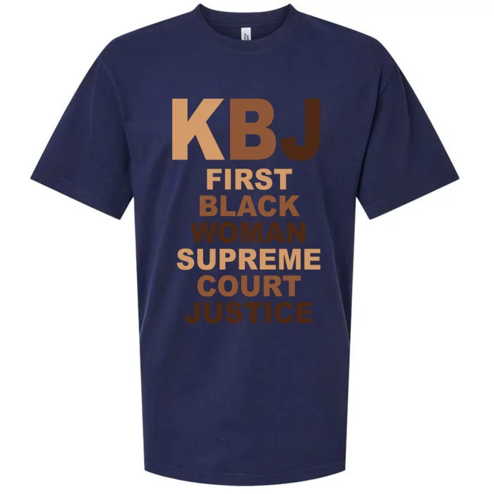 KBJ First Black Woman Supreme Court Justice Sueded Cloud Jersey T-Shirt