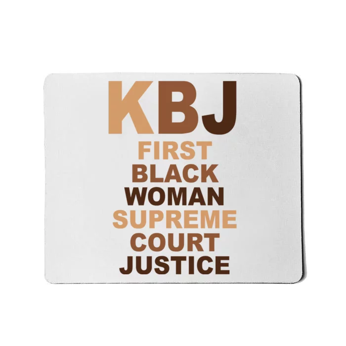 KBJ First Black Woman Supreme Court Justice Mousepad