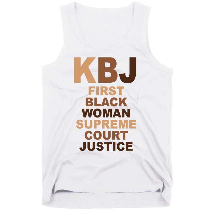 KBJ First Black Woman Supreme Court Justice Tank Top