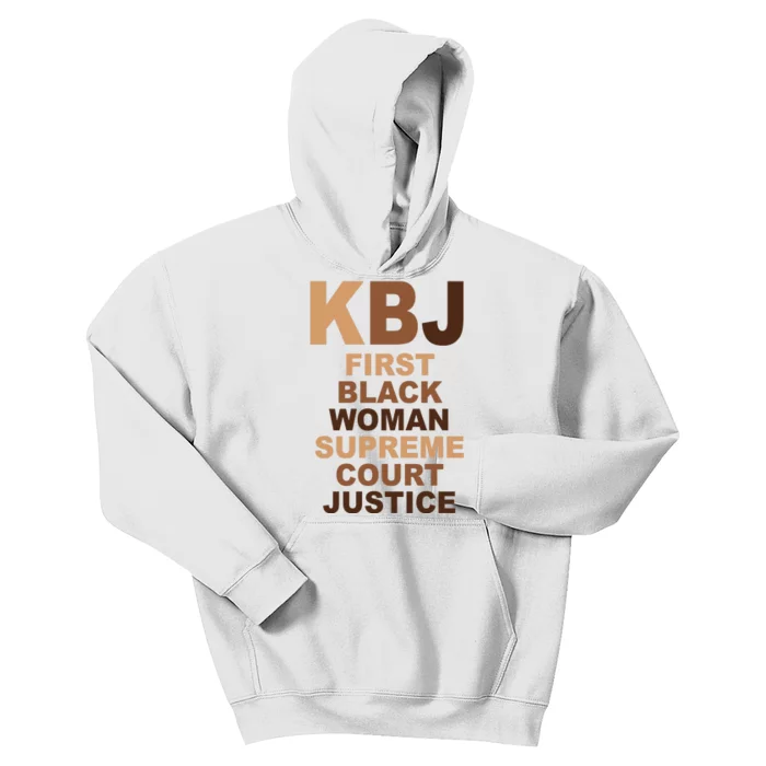 KBJ First Black Woman Supreme Court Justice Kids Hoodie