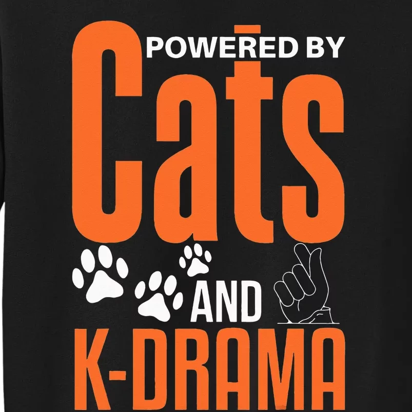 K-Drama Funny Cat Lover K-Pop Lover Korean Drama Sweatshirt