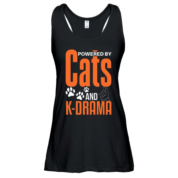 K-Drama Funny Cat Lover K-Pop Lover Korean Drama Ladies Essential Flowy Tank