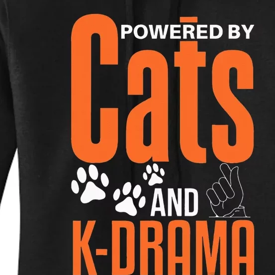 K-Drama Funny Cat Lover K-Pop Lover Korean Drama Women's Pullover Hoodie