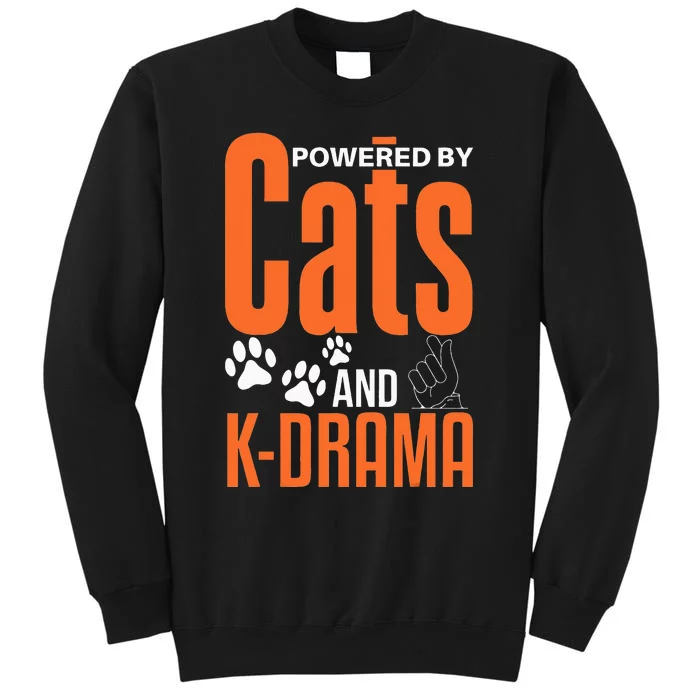 K-Drama Funny Cat Lover K-Pop Lover Korean Drama Tall Sweatshirt