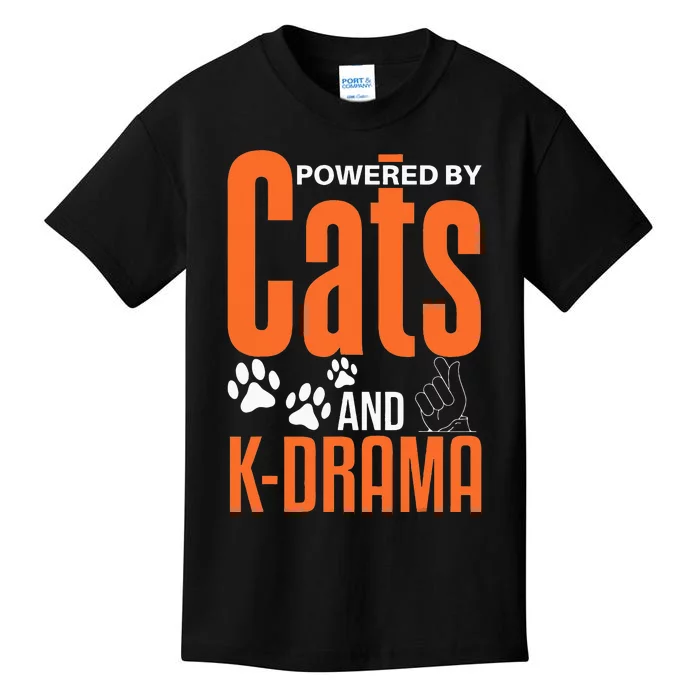 K-Drama Funny Cat Lover K-Pop Lover Korean Drama Kids T-Shirt