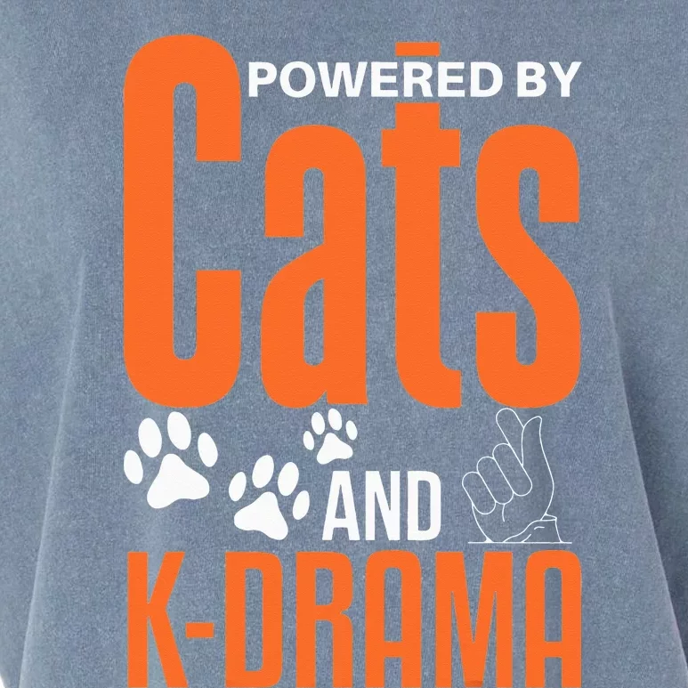 K-Drama Funny Cat Lover K-Pop Lover Korean Drama Garment-Dyed Women's Muscle Tee