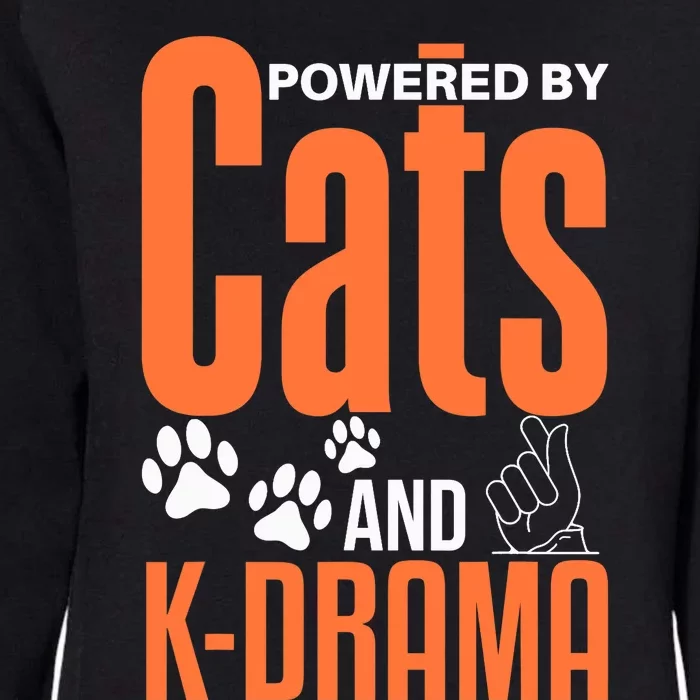 K-Drama Funny Cat Lover K-Pop Lover Korean Drama Womens California Wash Sweatshirt