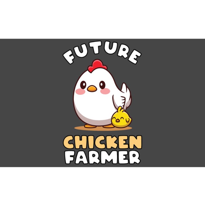 Kids Future Chicken Farmer Gift For Farmer Kids Bumper Sticker