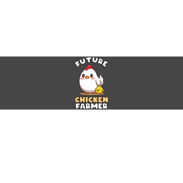 Kids Future Chicken Farmer Gift For Farmer Kids Bumper Sticker