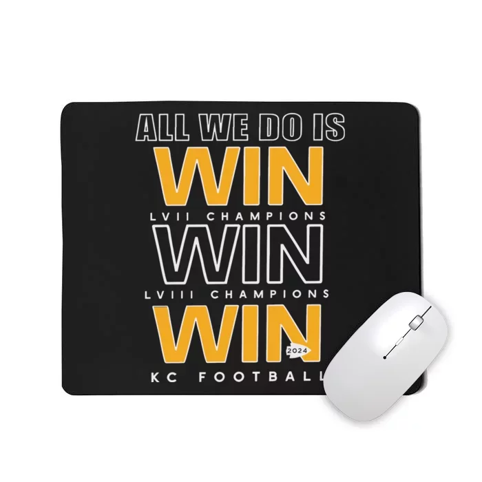 Kc Football Champions Mousepad