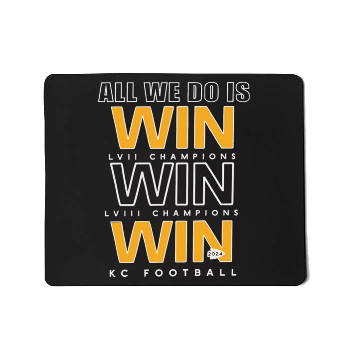 Kc Football Champions Mousepad