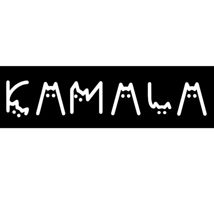 Kamala Funny Cat Ladies And Cat Guy Bumper Sticker