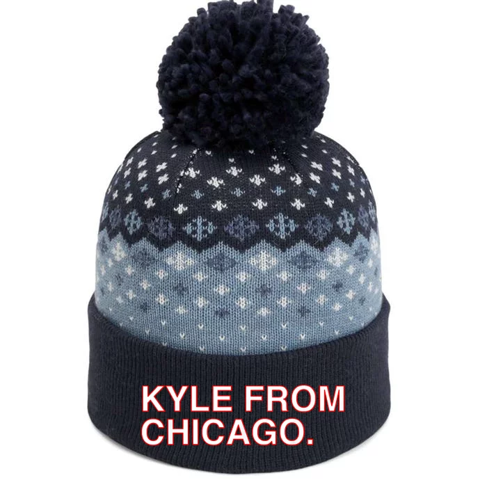 Kyle From Chicago The Baniff Cuffed Pom Beanie