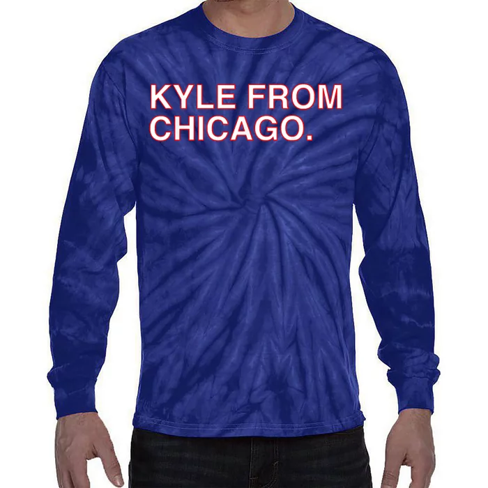 Kyle From Chicago Tie-Dye Long Sleeve Shirt