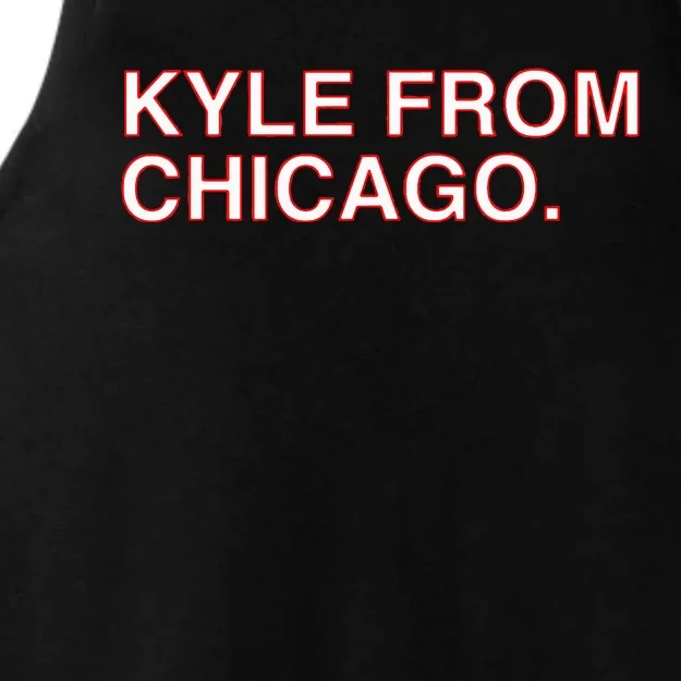 Kyle From Chicago Ladies Tri-Blend Wicking Tank