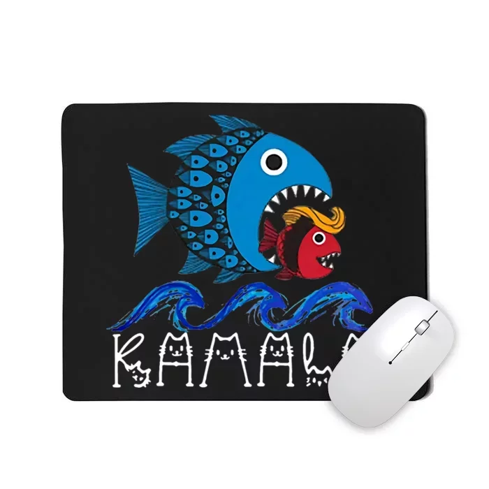 Kamala Fish Eat Fish Mousepad