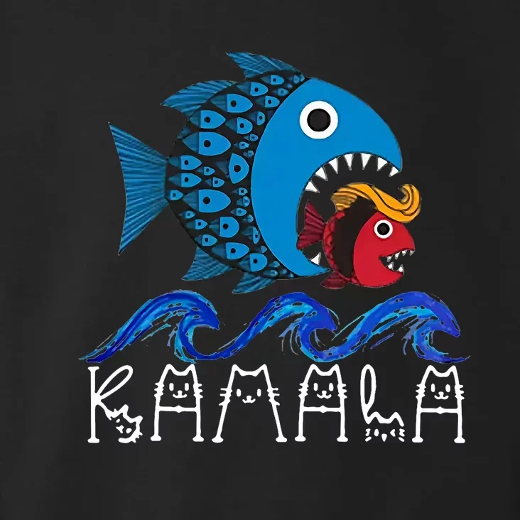 Kamala Fish Eat Fish Toddler Hoodie