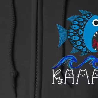 Kamala Fish Eat Fish Full Zip Hoodie