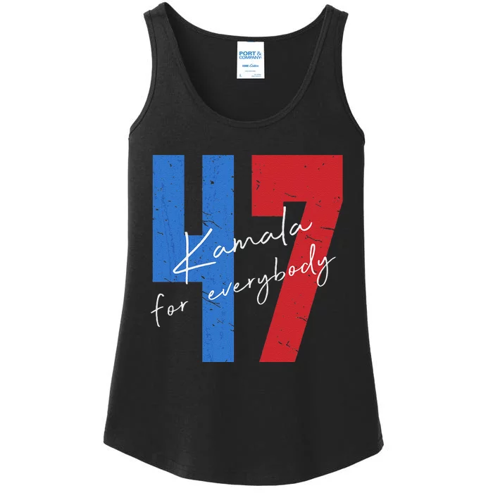 Kamala For Everybody Vote Kamala President Harris 47 Ladies Essential Tank