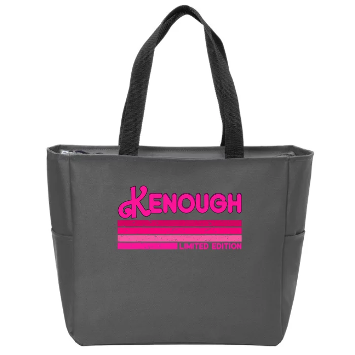 Ken Funny Enough Name Personalized Retro Vintage 80s 90s Zip Tote Bag