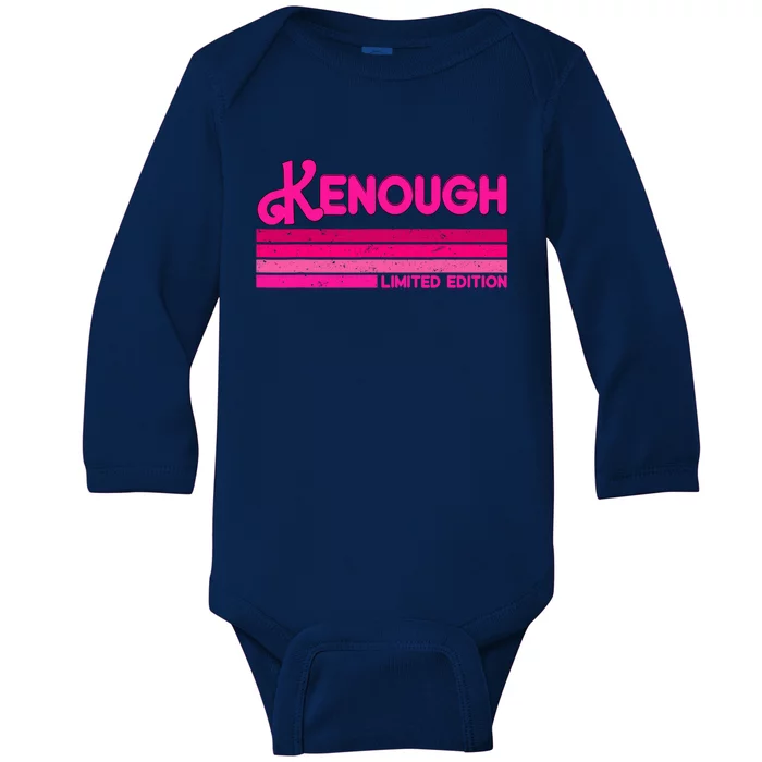 Ken Funny Enough Name Personalized Retro Vintage 80s 90s Baby Long Sleeve Bodysuit