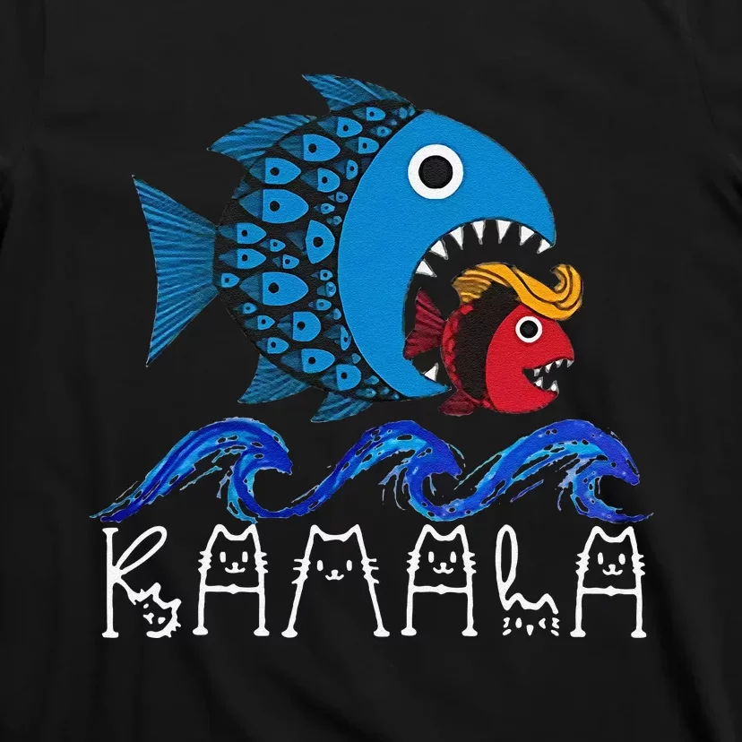 Kamala Fish Eat Fish Gift T-Shirt