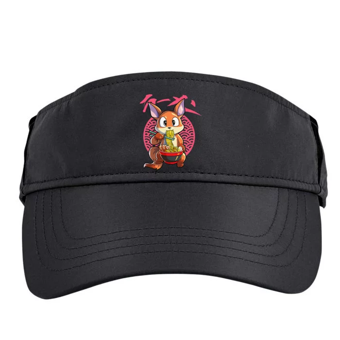 Kawaii Fox eating Ra Japanese Noodle Anime Fox Adult Drive Performance Visor