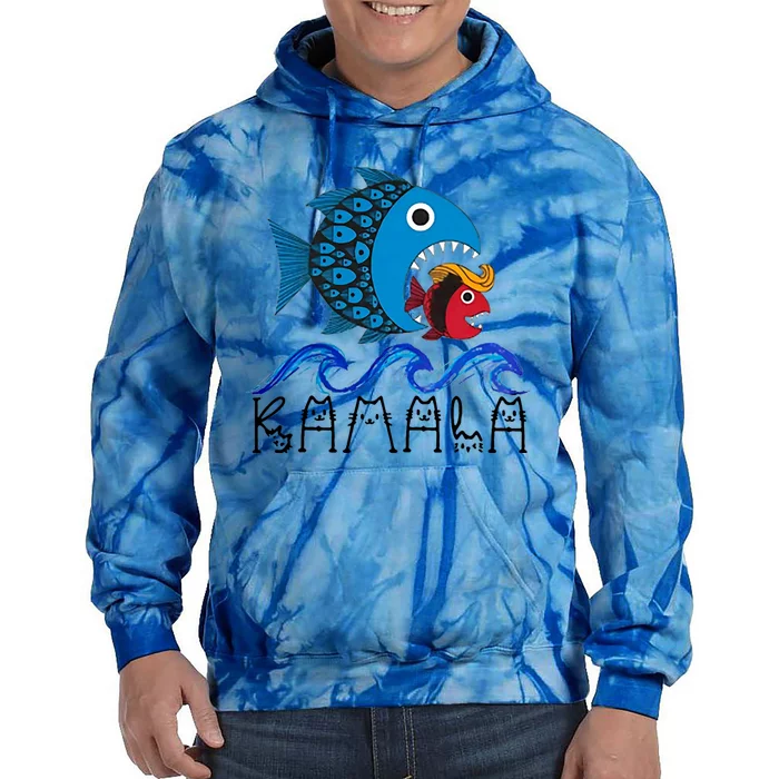 Kamala Fish Eat Fish Tie Dye Hoodie