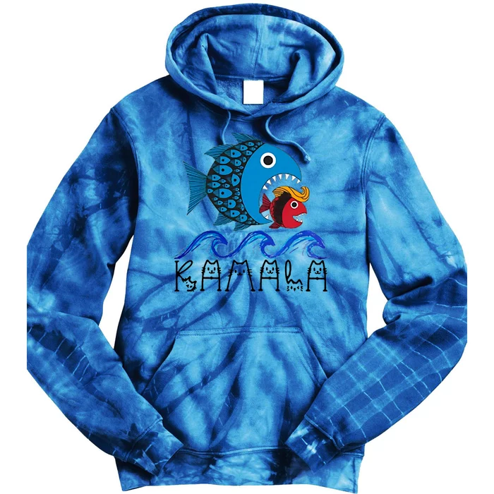 Kamala Fish Eat Fish Tie Dye Hoodie