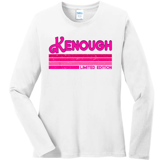 Ken Funny Enough Name Personalized Retro Vintage 80s 90s Ladies Long Sleeve Shirt