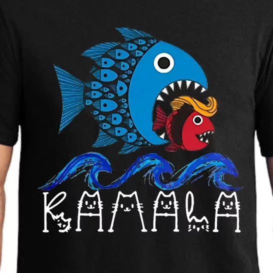 Kamala Fish Eat Fish Pajama Set