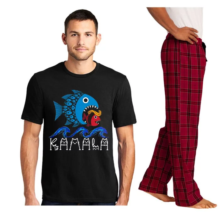 Kamala Fish Eat Fish Pajama Set