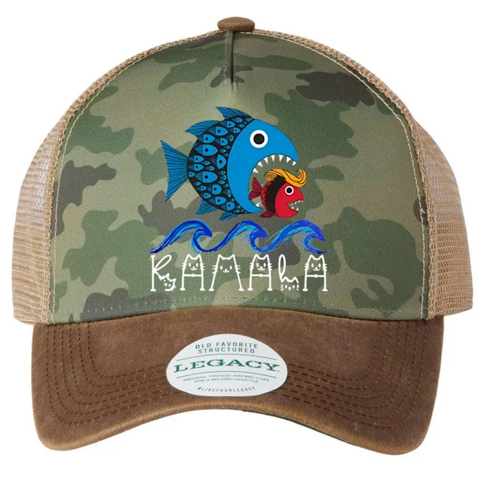 Kamala Fish Eat Fish Legacy Tie Dye Trucker Hat