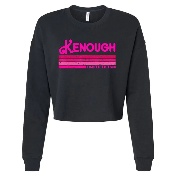 Ken Funny Enough Name Personalized Retro Vintage 80s 90s Cropped Pullover Crew