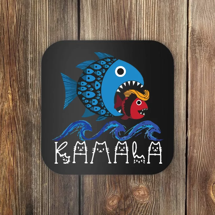 Kamala Fish Eat Fish Coaster