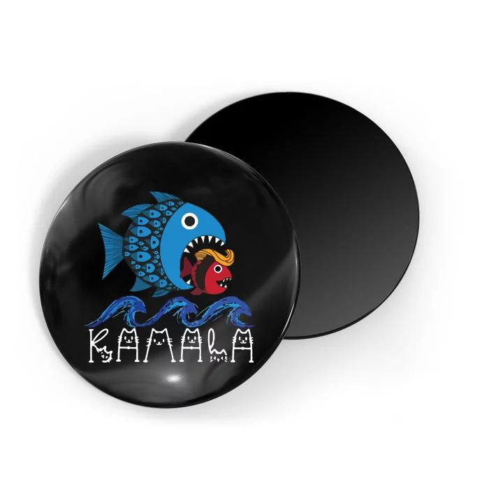 Kamala Fish Eat Fish Magnet